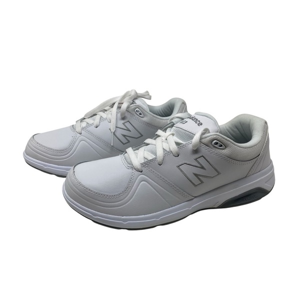 New Balance White Leather WW813WT Athletic Walker WIDE - Picture 2 of 7
